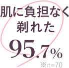 ɕSȂꂽ95.7%